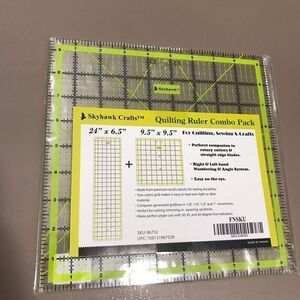 Quilting Ruler Quilters Square Clear‎